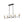 LightFixturesUSA-5-Light Black Brass Glass Globe Linear Island Chandelier-Chandelier-48 in-