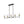 LightFixturesUSA-5-Light Black Brass Glass Globe Linear Island Chandelier-Chandelier-48 in-