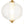 LightFixturesUSA - 5 - Light Cluster Ribbed Glass LED Round Entryway Chandelier - Chandelier - Brass - 