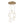 LightFixturesUSA - 5 - Light Cluster Ribbed Glass LED Round Entryway Chandelier - Chandelier - Brass - 
