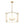 LightFixturesUSA - 5 - light French Antique Candle Style Lantern Pendant Chandelier - Chandelier - Gold - 