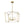 LightFixturesUSA - 5 - light French Antique Candle Style Lantern Pendant Chandelier - Chandelier - Gold - 