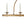 LightFixturesUSA - 5 - Light French Distressed Gold Candle Linear Island Chandelier - Chandelier - Distressed Gold - 