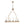 LightFixturesUSA - 5 - Light French Distressed Gold Candle Linear Island Chandelier - Chandelier - Distressed Gold - 
