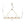 LightFixturesUSA - 5 - Light French Distressed Gold Candle Linear Island Chandelier - Chandelier - Distressed Gold - 