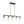 LightFixturesUSA - 5 - Light Reeded Glass Shade Linear Island Pendant - Chandelier - 5 - Lt - 
