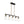 LightFixturesUSA - 5 - Light Reeded Glass Shade Linear Island Pendant - Chandelier - 5 - Lt - 