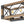 LightFixturesUSA-5-Light Rustic Wooden Rectangle Cage Island Semi Flush Mount-Ceiling Light-31.7 in-