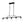 Load image into Gallery viewer, LightFixturesUSA - 5 - Light Seeded Glass Shade Linear Island Chandelier - Chandelier - 5 - Lt - 
