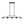 Load image into Gallery viewer, LightFixturesUSA - 5 - Light Seeded Glass Shade Linear Island Chandelier - Chandelier - 5 - Lt - 

