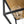 LightFixturesUSA - 5 - Light Square Box Glass Globe Flush Mount Light - Ceiling Light - Black + Brass - 