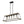 Load image into Gallery viewer, LightFixturesUSA - 5 - Light Trapezoid Wood Grain Chain Linear Island Chandelier - Chandelier - 5 - Light - 
