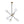 Load image into Gallery viewer, LightFixturesUSA - 6 - Light Adjustable Frosted Glass Globe Sputnik Chandelier - Chandelier - 6 - Lt - 
