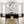 LightFixturesUSA - 6 - Light Opal Glass Globe Linear Island Chandelier - Chandelier - Black - 