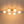 Load image into Gallery viewer, LightFixturesUSA - 6 - Light Opal Glass Globe Linear Sputnik Semi Flush Chandelier - Chandelier - Brass - 
