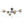 LightFixturesUSA - 6 - Light Smoked Glass Globe Linear Sputnik Semi Flush - Ceiling Light - Black - 