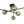 LightFixturesUSA - 6 - Light Smoked Glass Globe Linear Sputnik Semi Flush - Ceiling Light - Black - 
