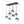 Load image into Gallery viewer, LightFixturesUSA - 7 - Light Cluster Blue Glass Globe Bubble Island Pendant - Chandelier - Blue + Black - 
