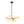LightFixturesUSA - 8 - Light Black Brass White Glass Globe Round Sputnik Chandelier - Chandelier - 23.2 in - 