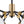 LightFixturesUSA - 8 - Light Black Brass White Glass Globe Round Sputnik Chandelier - Chandelier - 23.2 in - 