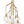 LightFixturesUSA - 8 - Light Branch Draped Glass Bubble Island Double Chandelier - Chandelier - Brass - 