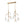 LightFixturesUSA - 8 - Light Branch Draped Glass Bubble Island Double Chandelier - Chandelier - Brass - 
