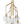 LightFixturesUSA - 8 - Light Branch Draped Glass Bubble Island Double Chandelier - Chandelier - Brass - 