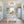 LightFixturesUSA - 8 - Light Opal Glass Bubble Sputnik Semi Flush Chandelier - Ceiling Light - Brass - 
