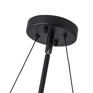 LightFixturesUSA - 8 - Light Opal Swirl Glass Globe Branch Island Chandelier - Chandelier - Black (Pre - Order) - 
