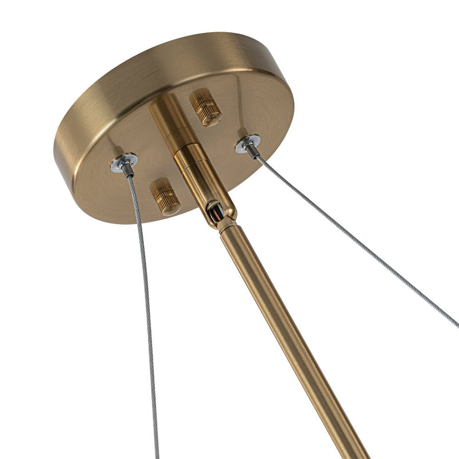 LightFixturesUSA - 8 - Light Opal Swirl Glass Globe Branch Island Chandelier - Chandelier - Brass - 