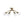 LightFixturesUSA - 8 - Light Ribbed Glass Bubble Sputnik Semi Flush Mount - Ceiling Light - Brass - 