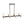 Load image into Gallery viewer, LightFixturesUSA - 8 - Light Seeded Glass Black Brass Linear Island Chandelier - Chandelier - Black + Brass - 
