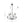 Load image into Gallery viewer, LightFixturesUSA - 8 - Light Seeded Glass Globe Round Sputnik Bubble Chandelier - Chandelier - Black - 
