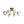 LightFixturesUSA - 8 - Light Sputnik Milky Glass Bubble Semi Flush Mount - Ceiling Light - Brass - 