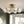 LightFixturesUSA - 8 - Light Textured Crackle Glass Globe Semi Flush Mount - Chandelier - Brass - 