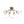 LightFixturesUSA - 8 - Light Textured Crackle Glass Globe Semi Flush Mount - Chandelier - Brass - 