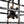 Load image into Gallery viewer, LightFixturesUSA - 8 - Light Vintage Sputnik Black Open Square Lantern Pendant - Chandelier - Black - 
