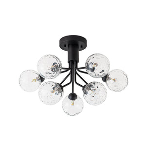 LightFixturesUSA - 9 - Light Bloom Water Glass Globe Tiered Sputnik Ceiling Light - Ceiling Light - Brass - 