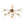 LightFixturesUSA - 9 - Light Layered Glass Bubble Sputnik Semi Flush Chandelier - Ceiling Light - Black (1 - 2 Weeks Arrive) - 