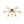 LightFixturesUSA - 9 - Light Layered Glass Bubble Sputnik Semi Flush Chandelier - Ceiling Light - Black (1 - 2 Weeks Arrive) - 