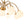 LightFixturesUSA-9-Light Opal Glass Bubble Arched Arm Semi Flush Chandelier-Chandelier-Brass-