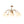 LightFixturesUSA-9-Light Opal Glass Bubble Arched Arm Semi Flush Chandelier-Chandelier-Brass-
