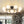 LightFixturesUSA-9-Light Opal Glass Bubble Round Sunburst Sputnik Semi Flush Mount-Ceiling Light-Black-