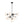 LightFixturesUSA - 9 - Light Tiered Sputnik Glass Globe Bubble Chandelier - Chandelier - Brass - 