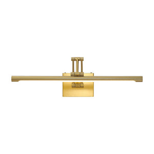 LightFixturesUSA - Adjustable Dimmable LED Linear Vanity Lamp Picture Light - Wall Sconce - Brass - 2 Packs - 