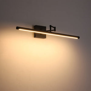 LightFixturesUSA - Adjustable Dimmable LED Linear Vanity Sconce Picture Light - Wall Sconce - Black - 