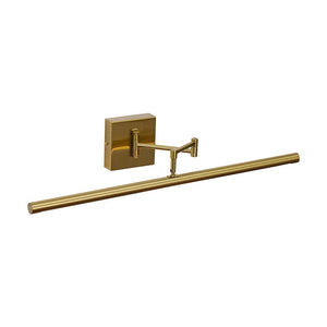 LightFixturesUSA - Adjustable Dimmable LED Linear Vanity Sconce Picture Light - Wall Sconce - Black - 