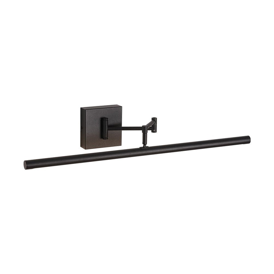 LightFixturesUSA - Adjustable Dimmable LED Linear Vanity Sconce Picture Light - Wall Sconce - Black - 