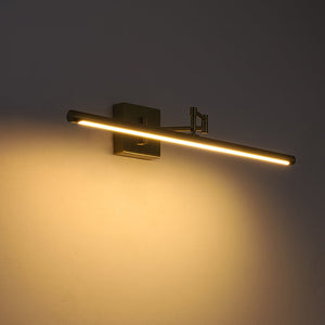 LightFixturesUSA - Adjustable Dimmable LED Linear Vanity Sconce Picture Light - Wall Sconce - Black - 