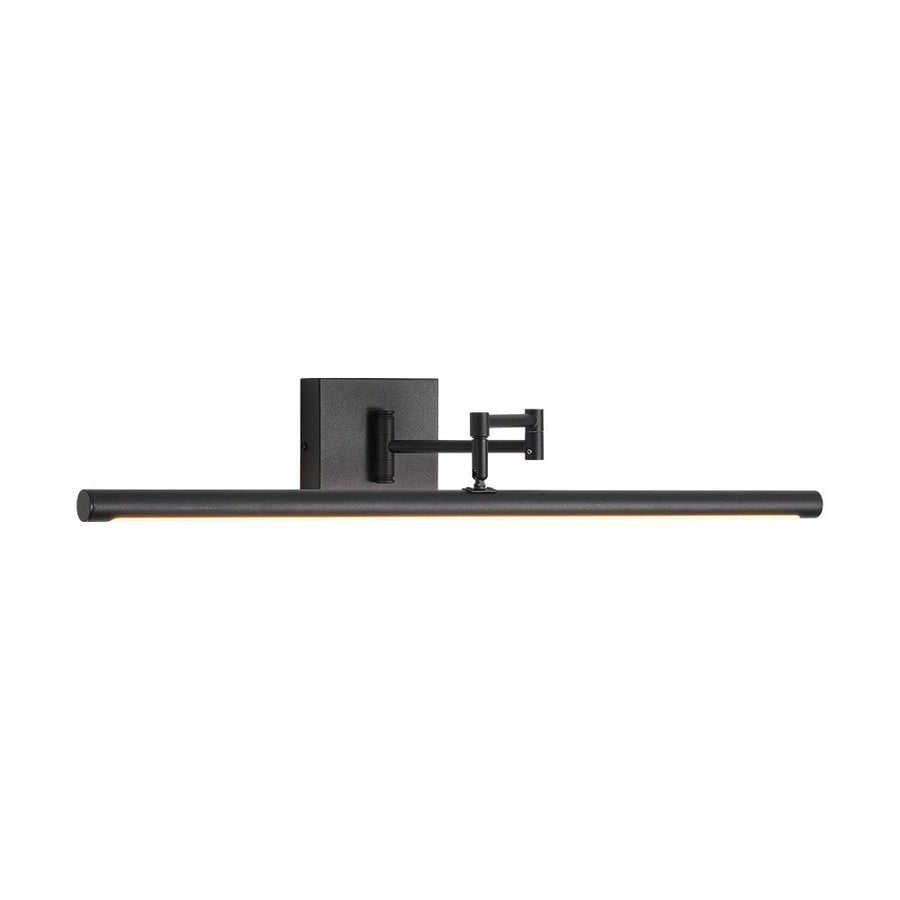LightFixturesUSA - Adjustable Dimmable LED Linear Vanity Sconce Picture Light - Wall Sconce - Black - 